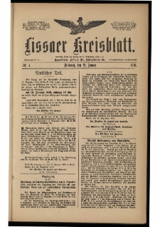 Lissaer Kreisblatt. 1916.01.12 Nr 4