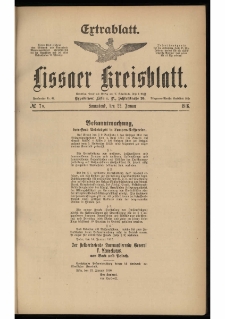 Lissaer Kreisblatt. 1916.01.22 Nr 7a