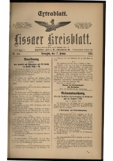 Lissaer Kreisblatt. 1916.02.17 Nr 14a