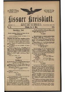 Lissaer Kreisblatt. 1916.03.22 Nr 24