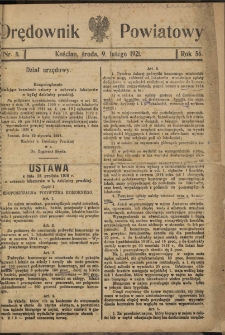 Orędownik Powiatowy (Kościan) 1921.02.09 R.56 Nr 11