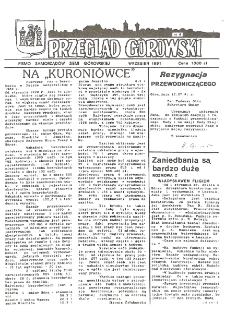 Przegląd G&oacute;rowski 1991.09 R.1 Nr 4