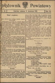 Orędownik Powiatowy (Kościan) 1921.04.09 R.56 Nr 28