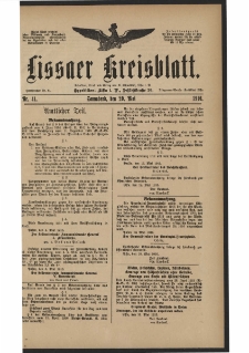 Lissaer Kreisblatt. 1916.05.20 Nr 41