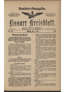 Lissaer Kreisblatt. 1916.05.31 Nr 44a