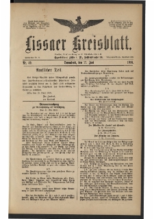 Lissaer Kreisblatt. 1916.06.17 Nr 49
