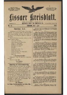 Lissaer Kreisblatt. 1916.07.08 Nr 55