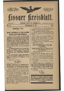 Lissaer Kreisblatt. 1916.07.19 Nr 58