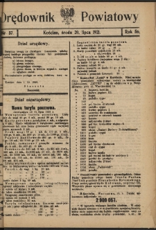 Orędownik Powiatowy (Kościan) 1921.07.20 R.56 Nr 57