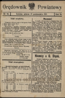 Orędownik Powiatowy (Kościan) 1921.10.29 R.56 Nr 86