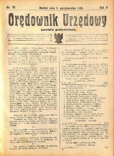 Orędownik Urzędowy Powiatu Gostyńskiego 1926.10.06 R. 8 Nr 78