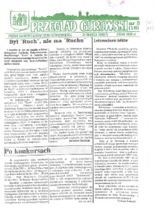 Przegląd G&oacute;rowski 1992.03.31 R.2 Nr 5 (16)