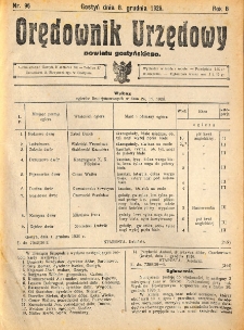 Orędownik Urzędowy Powiatu Gostyńskiego 1926.12.08 R. 8 Nr 96