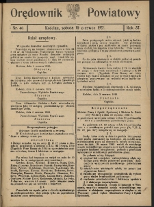 Orędownik Powiatowy (Kościan) 1922.06.10 R.57 Nr 46