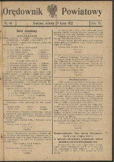 Orędownik Powiatowy (Kościan) 1922.07.29 R.57 Nr 60