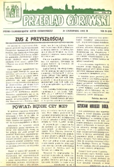 Przegląd G&oacute;rowski 1992.11.30 R.2 Nr 20(31)