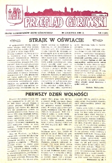 Przegląd G&oacute;rowski 1993.04.30 R.3 Nr 8(41)