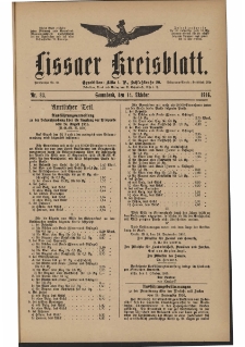 Lissaer Kreisblatt. 1916.10.14 Nr 83