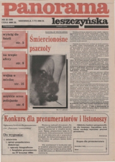 Panorama Leszczyńska 1994.06.05 R.16 Nr23(749)