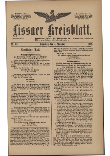Lissaer Kreisblatt. 1916.11.04 Nr 89