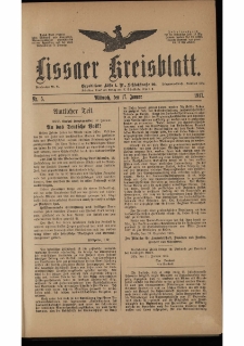 Lissaer Kreisblatt. 1917.01.17 Nr 5