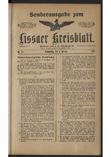 Lissaer Kreisblatt. 1917.02.01 Nr 9a