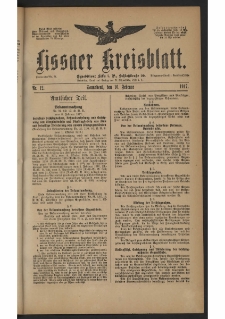 Lissaer Kreisblatt. 1917.02.10 Nr 12