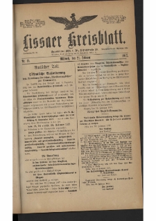 Lissaer Kreisblatt. 1917.02.21 Nr 15
