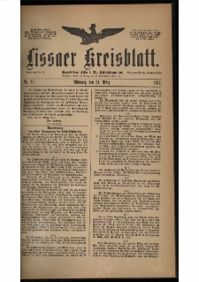 Lissaer Kreisblatt. 1917.03.21 Nr 23