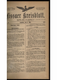 Lissaer Kreisblatt. 1917.03.31 Nr 26