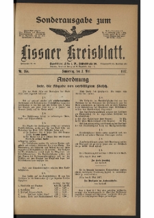 Lissaer Kreisblatt. 1917.05.03 Nr 35a