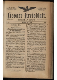 Lissaer Kreisblatt. 1917.05.16 Nr 39