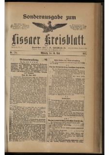 Lissaer Kreisblatt. 1917.05.16 Nr 39a