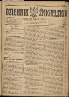 Dziennik Śmigielski 1921.01.20 R.31 Nr 15