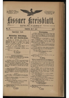 Lissaer Kreisblatt. 1917.06.09 Nr 46