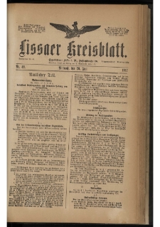 Lissaer Kreisblatt. 1917.06.20 Nr 49