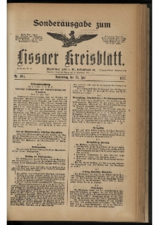 Lissaer Kreisblatt. 1917.06.21 Nr 49a