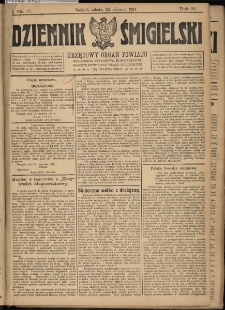 Dziennik Śmigielski 1921.01.22 R.31 Nr 17