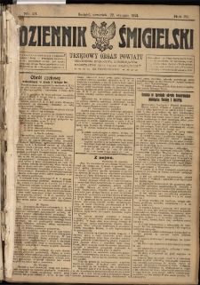 Dziennik Śmigielski 1921.01.27 R.31 Nr 21