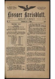 Lissaer Kreisblatt. 1917.08.04 Nr 62