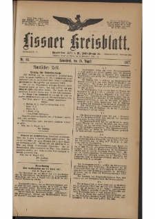 Lissaer Kreisblatt. 1917.08.25 Nr 68