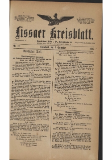 Lissaer Kreisblatt. 1917.09.08 Nr 72