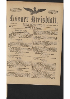 Lissaer Kreisblatt. 1917.11.17 Nr 92