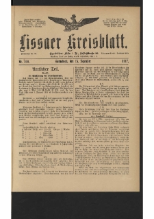 Lissaer Kreisblatt. 1917.12.15 Nr 100