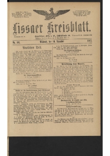 Lissaer Kreisblatt. 1917.12.19 Nr 101