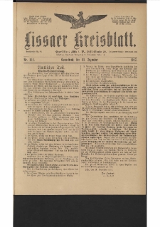 Lissaer Kreisblatt. 1917.12.22 Nr 102