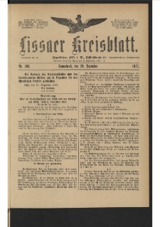 Lissaer Kreisblatt. 1917.12.29 Nr 103