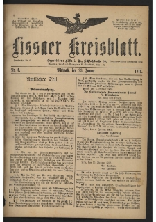 Lissaer Kreisblatt. 1918.01.23 Nr 6