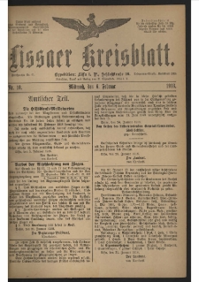 Lissaer Kreisblatt. 1918.02.06 Nr 10