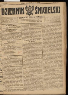 Dziennik Śmigielski 1921.03.15 R.31 Nr 60